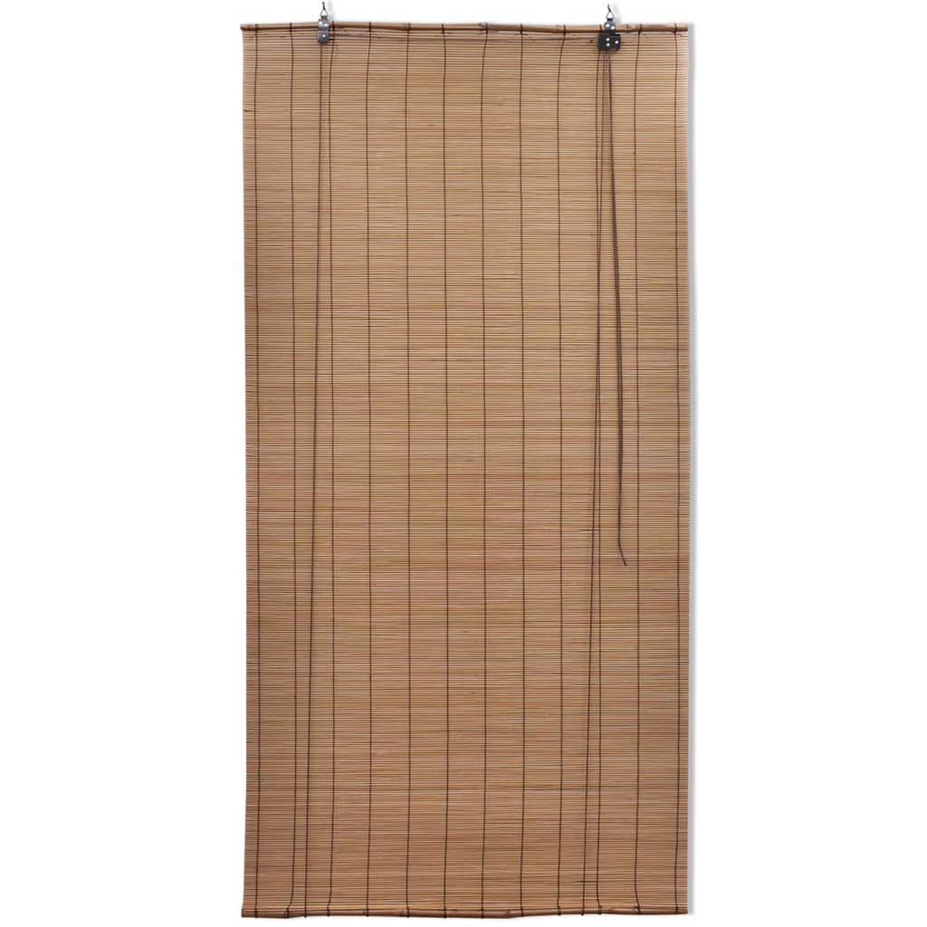 Vidaxl rolgordijn 140x220 cm bamboe bruin