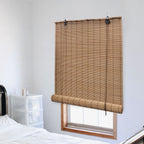 Vidaxl rolgordijn 140x220 cm bamboe bruin