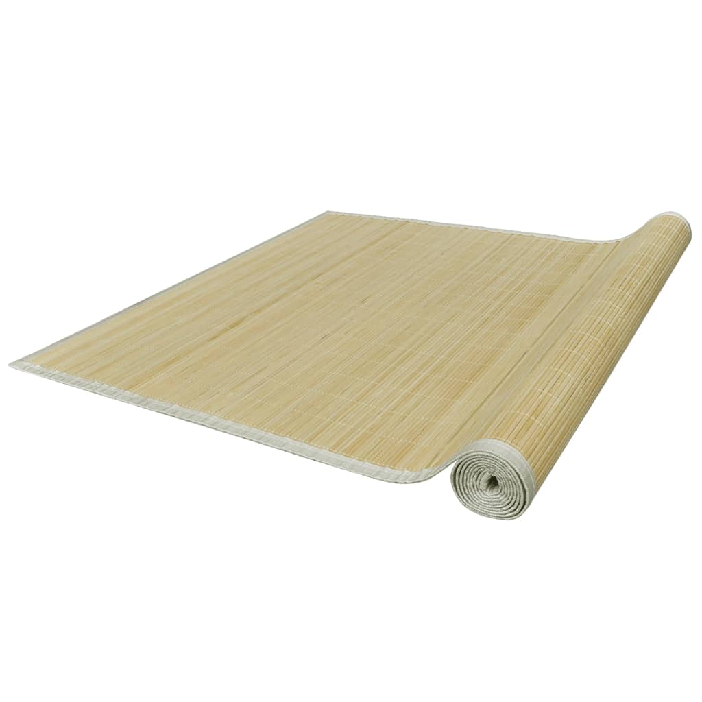 VidaXL Tapijt 160x230 cm bamboe natuurlijk