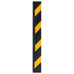 Vidaxl hoekbeschermers reflecterend 80 cm rubber 5 st