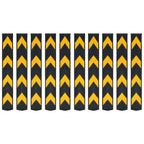 Vidaxl hoekbeschermers reflecterend 80 cm rubber 10 st