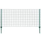Vidaxl euro hek 20x1,2 m staal groen