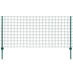 Vidaxl euro hek 20x1,5 m staal groen
