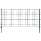 Vidaxl euro hek 20x1 m staal groen