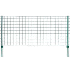 Vidaxl euro hek 20x1,2 m staal groen