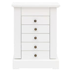 Vidaxl sieradenkastje met spiegel 25x13,5x34 cm mdf