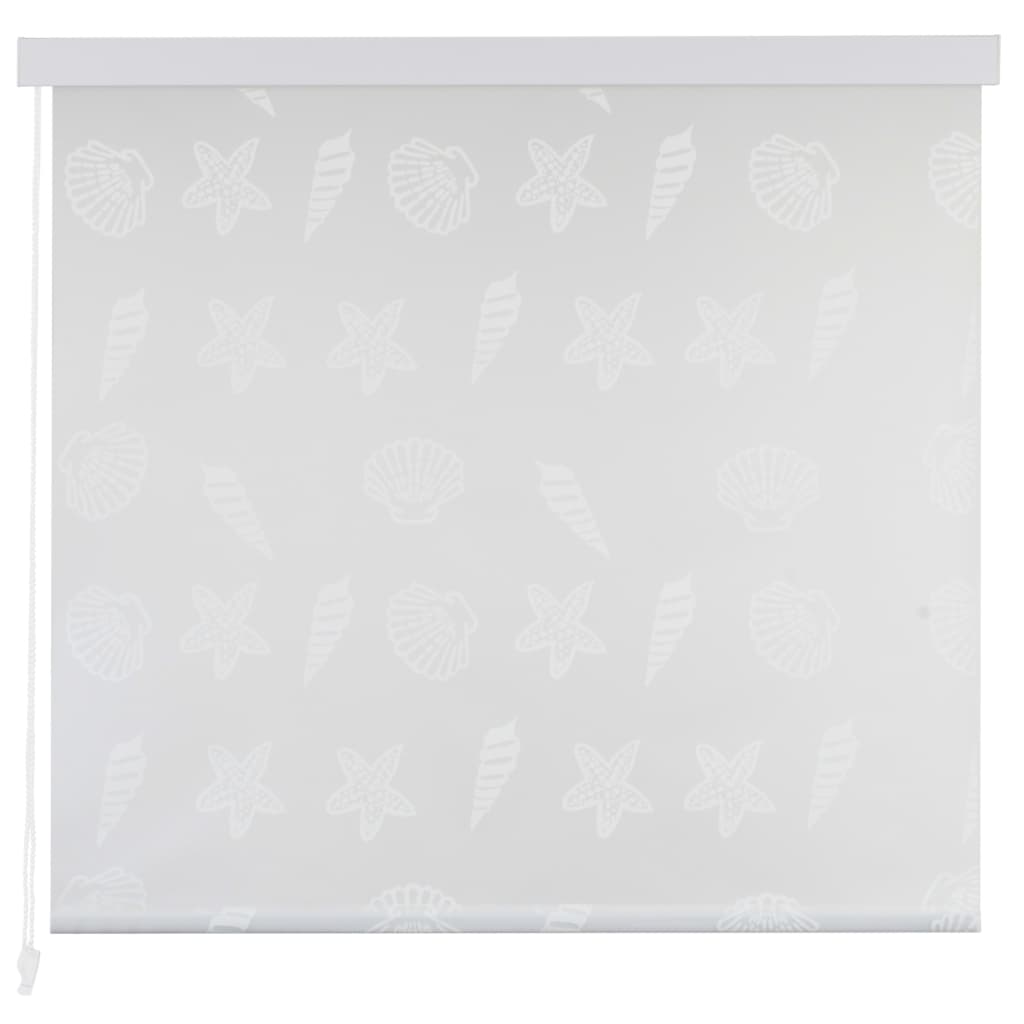 Vidaxl rolgordijn voor douche 100x240 cm zeester