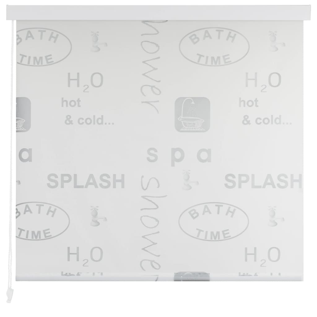 Vidaxl rolgordijn voor douche 100x240 cm splash