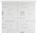 Vidaxl rolgordijn voor douche 100x240 cm splash
