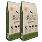VidaXL Premium hondenvoer droog Adult Sensitive Lamb Rice 30kg 2 st