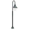 Vidaxl paalverlichting tuin e27 120 cm aluminium donkergroen