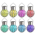 VidaXL Solarlamp hangend 8 st LED's RGB