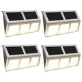 VidaXL Solarlampen 4 st LED warmwit