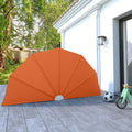 VidaXL Terrasscherm inklapbaar 160 cm terracottakleurig
