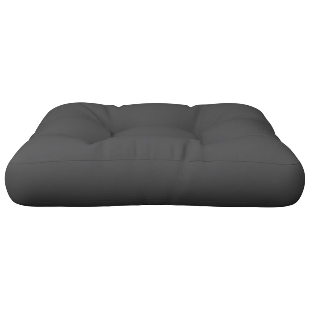 Vidaxl palletkussen 58x58x10 cm stof grijs