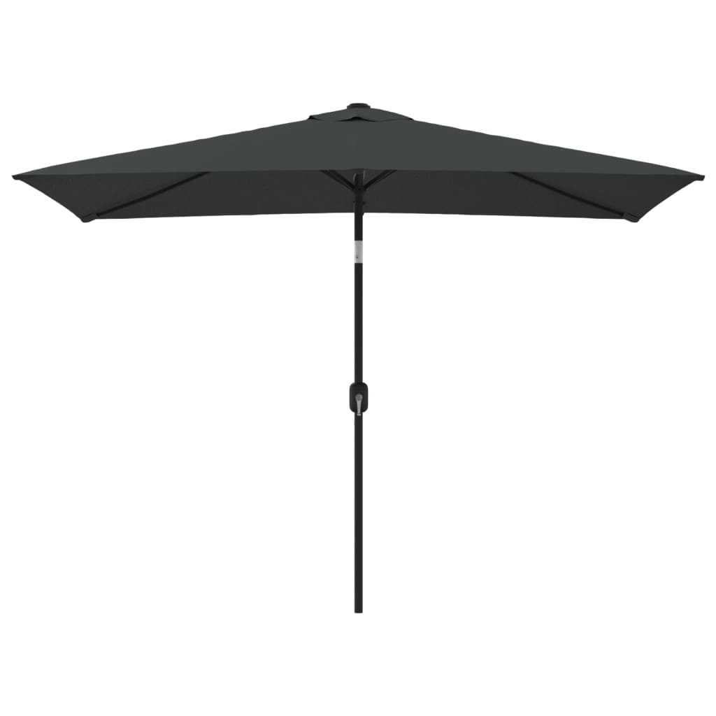 Vidaxl parasol met metalen paal 300x200 cm antraciet