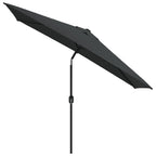 Vidaxl parasol met metalen paal 300x200 cm antraciet