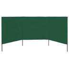 Vidaxl windscherm 3-panelen 400x120 cm stof groen
