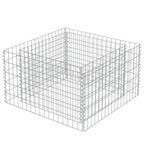 Vidaxl gabion plantenbak verhoogd 90x90x50 cm gegalvaniseerd staal
