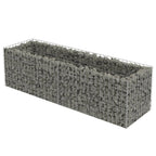Vidaxl gabion plantenbak verhoogd 180x50x50 cm gegalvaniseerd staal