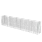 VidaXL Gabion plantenbak verhoogd 450x50x100 cm gegalvaniseerd staal