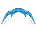 Vidaxl partytent boog 450x450x265 cm lichtblauw