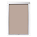 Vidaxl rolgordijn verduisterend beige fk06