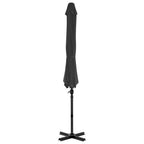 Vidaxl zweefparasol met aluminium paal 300 cm antracietkleurig