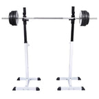 VidaXL Halter- squatrek met halterset 30,5 kg