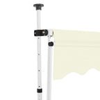 Vidaxl luifel handmatig uittrekbaar 200 cm crème