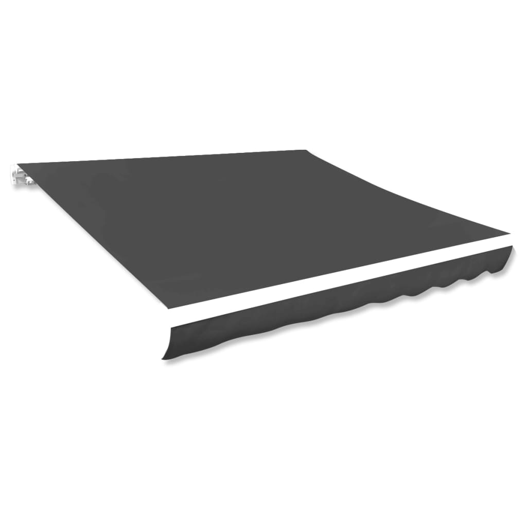 Vidaxl luifeldoek 300x250 cm canvas antraciet