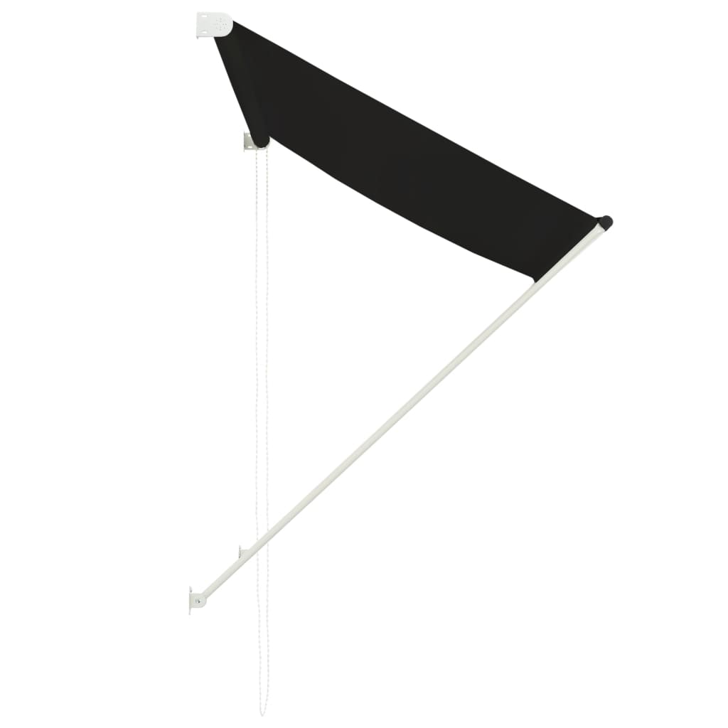 Vidaxl luifel uittrekbaar 150x150 cm antraciet