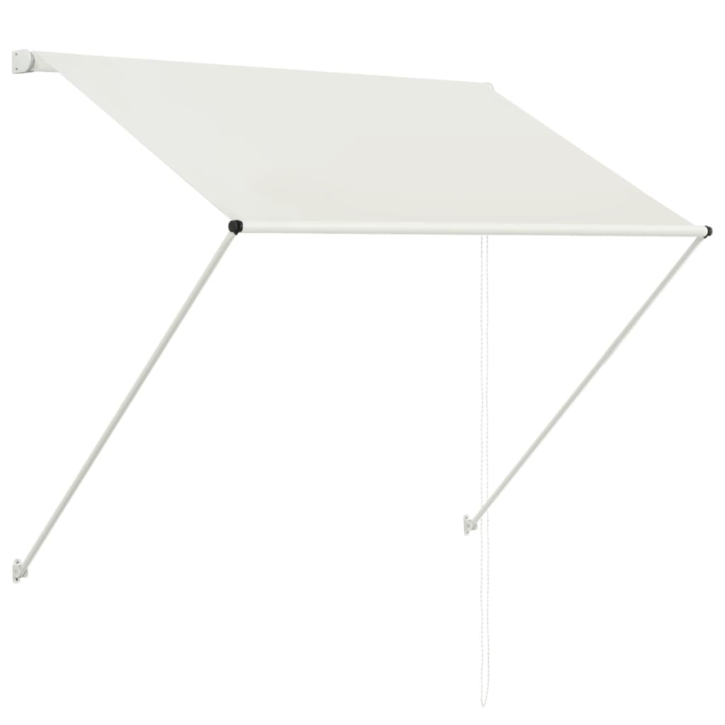 Vidaxl luifel uittrekbaar 150x150 cm crème