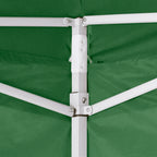 Vidaxl vouwtent met 2 wanden 3x3 m groen