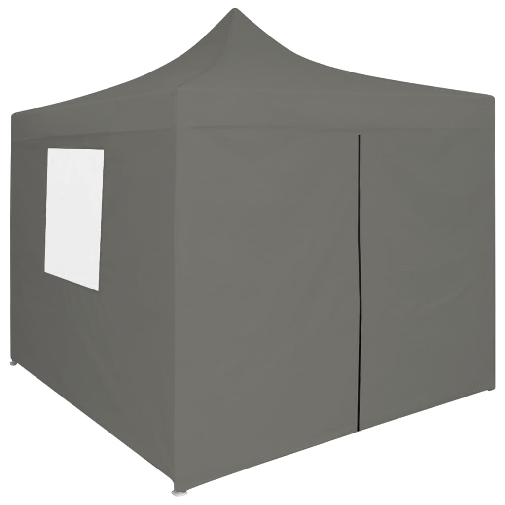 Vidaxl vouwtent pop-up met 4 zijwanden 3x3 m antraciet