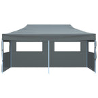 VidaXL Partytent pop-up inklapbaar met zijwanden 3x6 m antraciet