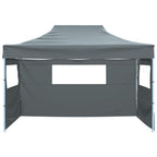 Vidaxl vouwtent met 3 wanden 431x291x315 cm antraciet