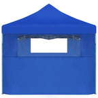 VidaXL Vouwtent pop-up met 5 zijwanden 3x9 m blauw