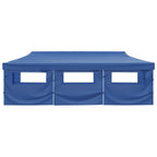 VidaXL Vouwtent pop-up met 8 zijwanden 3x9 m blauw