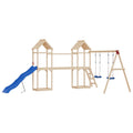 Vidaxl schommelzitjes 2 st met touwen 37x15 cm polyetheen blauw