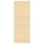 Vidaxl tapijt 80x200 cm bamboe natuurlijk