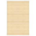 Vidaxl tapijt 100x160 cm bamboe naturel