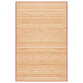 Vidaxl tapijt 100x160 cm bamboe bruin