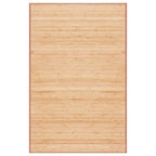 Vidaxl tapijt 100x160 cm bamboe bruin