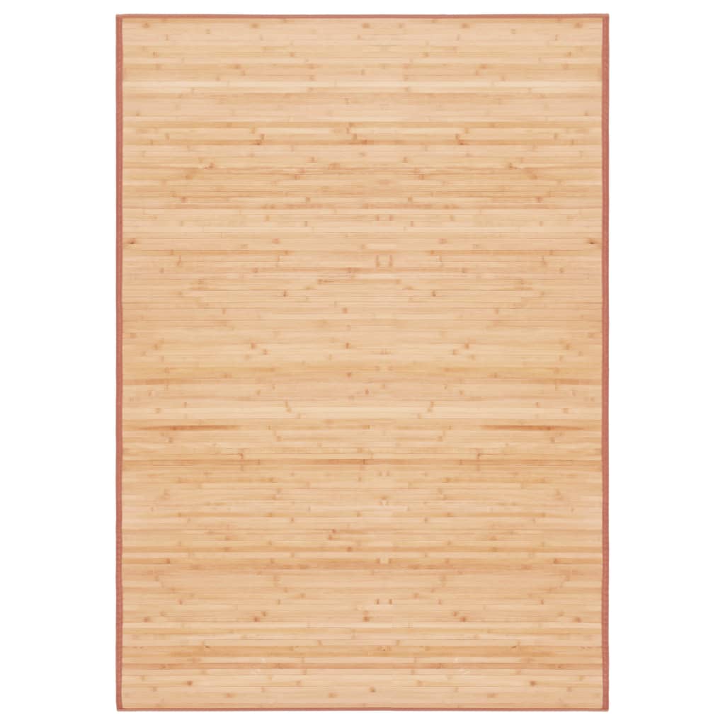 VidaXL Tapijt 120x180 cm bamboe bruin
