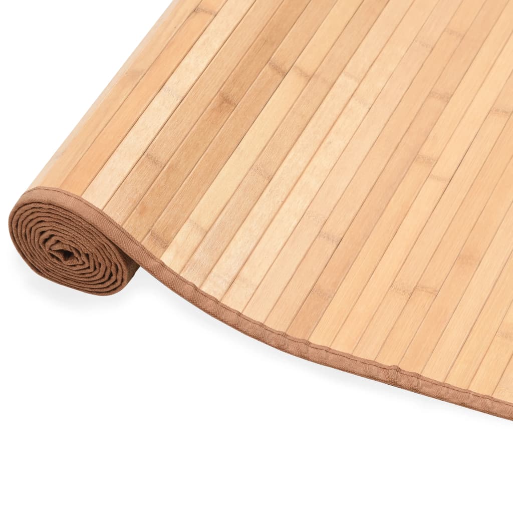 VidaXL Tapijt 120x180 cm bamboe bruin