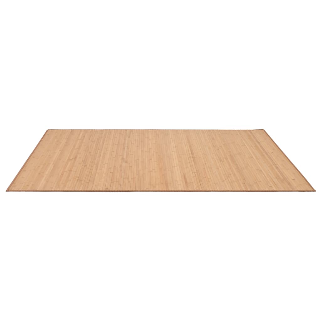 VidaXL Tapijt 120x180 cm bamboe bruin