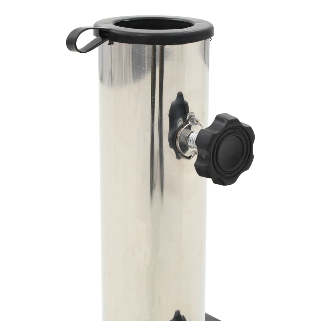 Vidaxl parasolvoet vierkant 28,5 kg graniet zwart
