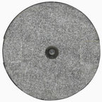 Vidaxl parasolvoet rond 20 kg graniet zwart