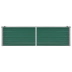 Vidaxl plantenbak verhoogd 160x40x45 cm gegalvaniseerd staal groen